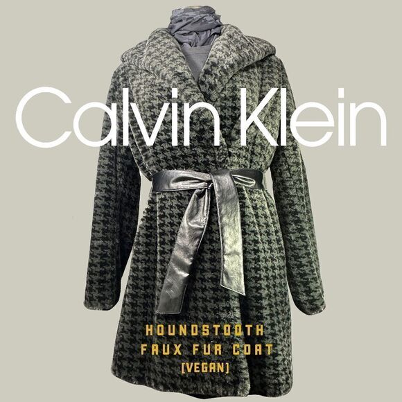 CALVIN KLEIN® – VEGAN FUR COAT – M - Picture 1 of 16